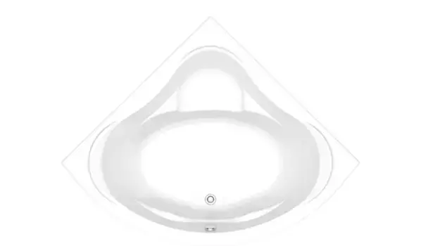 Акриловая ванна Bas Мега 160х160 В 00024 белый