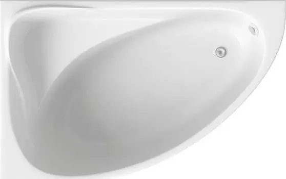 Акриловая ванна Bas Милан 170x110 В 00061 левая с каркасом, белый