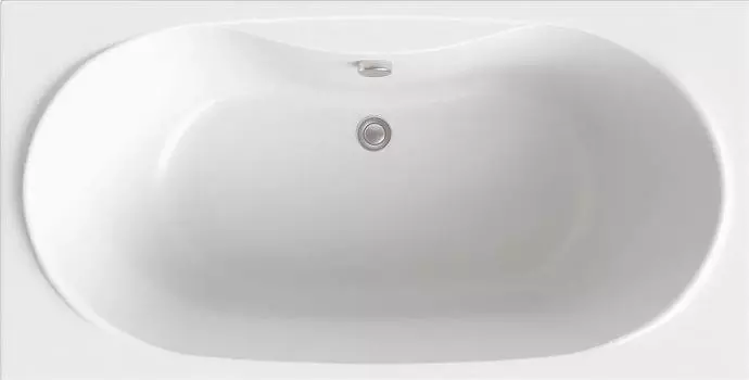 Акриловая ванна Bas Ньюлав 180x90 В 00063 с каркасом, белый