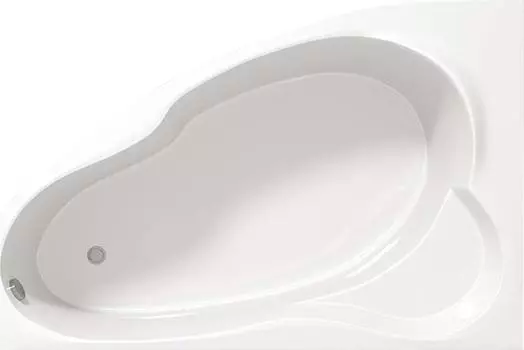 Акриловая ванна Creto Glaze 140x90 см 16-14090R, правая, белый