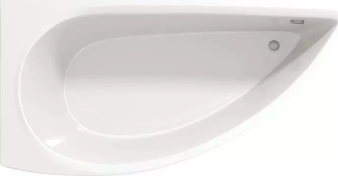 Акриловая ванна Creto Palermo 150x75 см 13-15075L, левая, белый