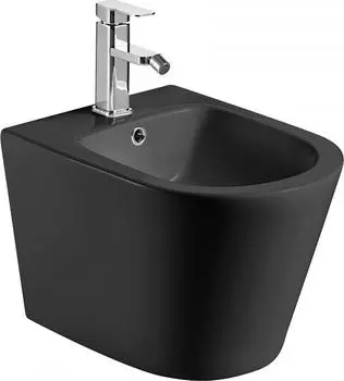 Биде подвесное AQUAme AQM2101MB, черный матовый