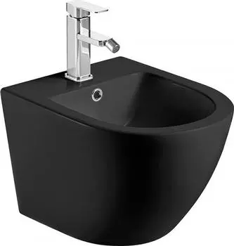 Биде подвесное AQUAme AQM2102MB, черный матовый