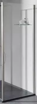 Боковая стенка Allen Brau Priority 90 3.31044.BA, профиль серебро, стекло прозрачное
