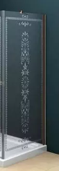 Боковая стенка Cezares ROYAL PALACE-A-90-FIX-CP-Br прозрачное с матовым принтом
