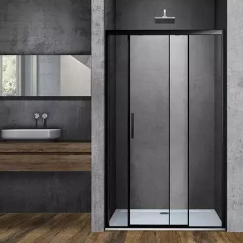 Боковая стенка Vincea Soft VSG-3SO900CLB стекло прозрачное, черный
