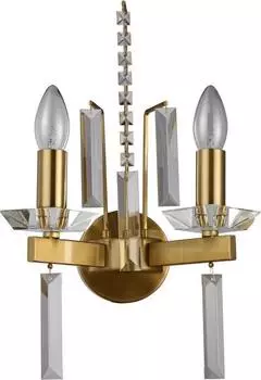 Бра Crystal Lux Marron AP2 Brass