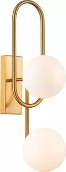 Бра Indigo Opaco 11015/2W Brass V000151