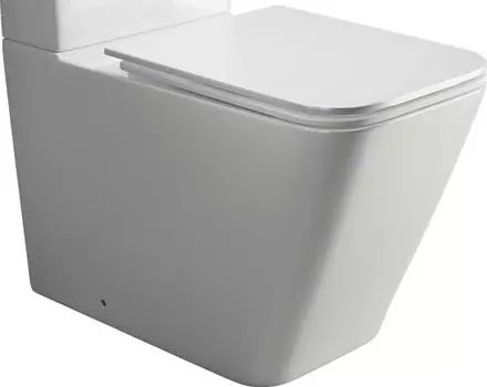 Чаша для унитаза-компакта Ceramica Nova Cubic CN1803-B безободковая с микролифтом