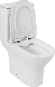 Чаша напольного унитаза BelBagno LOUNGE BB045CPR безободковый, P-trap