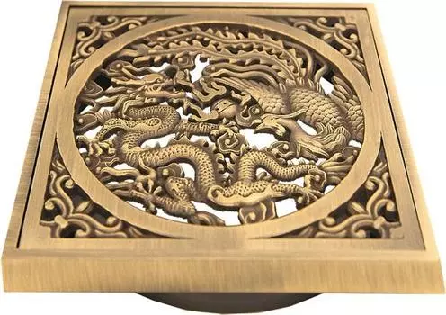 Декоративная решётка Bronze de Luxe Viega 21986 Дракон