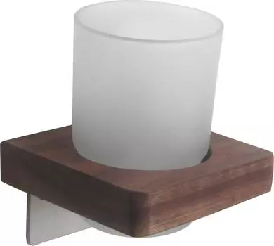 Держатель для стакана Bronze de Luxe Forest 10704C Орех Хром матовый