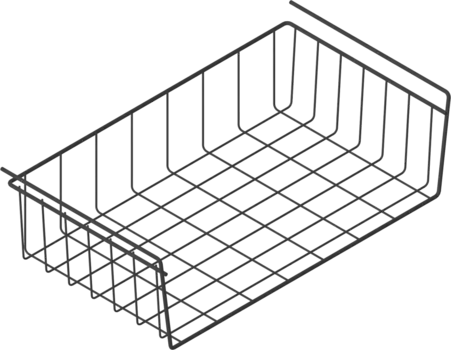 Держатель на полку Domaci Феррара Ac-04-01 для кружек, черный муар