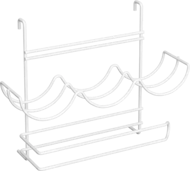 Держатель на рейлинг Domaci Феррара D21348 для приправ и полотенца, белый муар