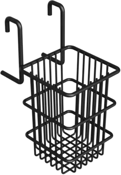 Держатель на рейлинг Domaci Феррара D21363 для столовых приборов, черный муар