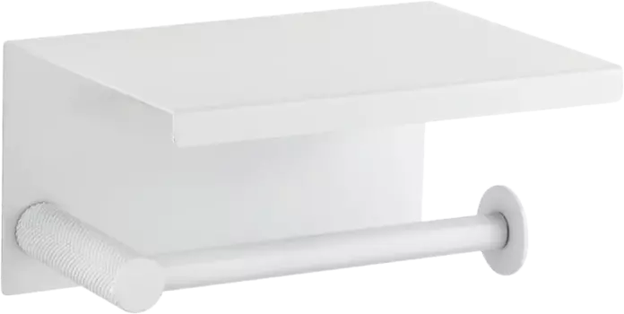 Держатель туалетной бумаги Boheme Uno 10971-MW, матовый белый