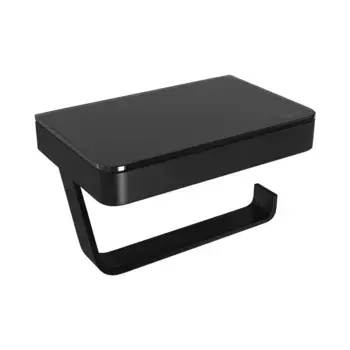 Держатель туалетной бумаги LEMARk Glass Line 9722030 черный