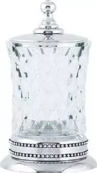 Диспенсер для ватных дисков Boheme Brillante 10444, хром