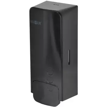Диспенсер для жидкого мыла Nofer Black 03040.N, черный матовый