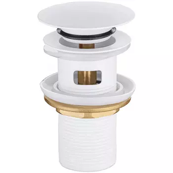 Донный клапан Allen Brau Priority 5.31023-21 click-clack, белый матовый