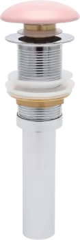 Донный клапан AQUAme AQM7002-0MP click-clack, розовый матовый
