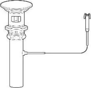 Донный клапан для раковин Донный клапан Toto TR VM5D419#XW, белый