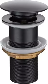 Донный клапан для раковины Allen Brau Priority Round 5.31024-31 чёрный матовый