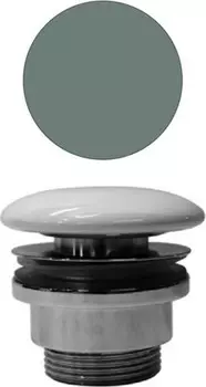 Донный клапан для раковины GSI PVC04 зеленый матовый