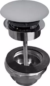 Донный клапан для раковины Kerasan Nolita 923359, серый матовый