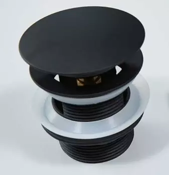 Донный клапан для раковины Vincea VDR0-4B, черный