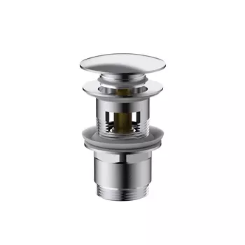 Донный клапан Vincea DPU-1B01CH с переливом, хром