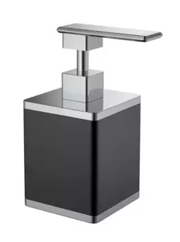 Дозатор для жидкого мыла Boheme 10969-B-CR хром;черный