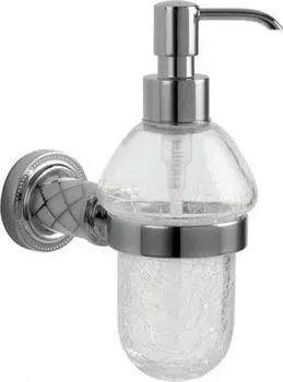 Дозатор для жидкого мыла Boheme Murano 10912-W-CR, хром