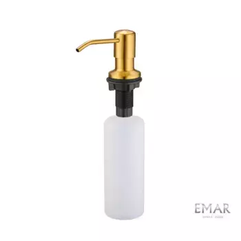 Дозатор для жидкого мыла EMAR ЕД-401D.PVD Golden золото