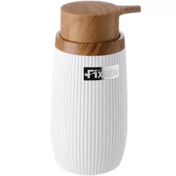 Дозатор для жидкого мыла Fixsen White Boom 412-1 белый;коричневый