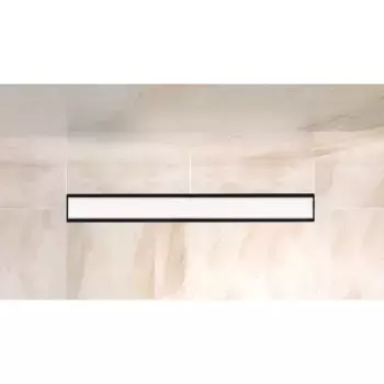 Дренажный канал BelBagno Luce BB-LD-LUCE-80-BIANCO, 80 см, с решеткой под плитку, белый матовый