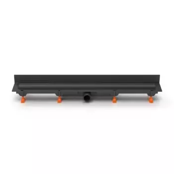 Дренажный канал Paini Klasik CH850KC2, 85 см, решетка под плитку, черный матовый