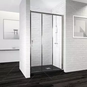 Душевая дверь 130*195 RGW PA-13 Хром/Прозрачное/5 мм (Easy)