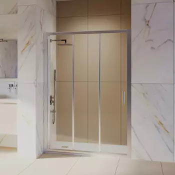 Душевая дверь 80*185 RGW CL-111 Хром/Прозрачное/4 мм