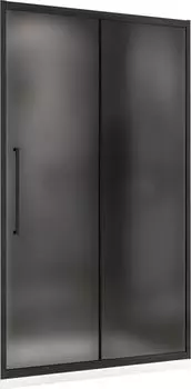 Душевая дверь Abber Schwarzer Diamant AG30130BMH, черный матовый