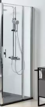 Душевая дверь Allen Brau Priority 100 3.31004.00, профиль хром, стекло прозрачное