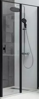 Душевая дверь Allen Brau Priority 100 3.31006.BBA, профиль черный, стекло прозрачное