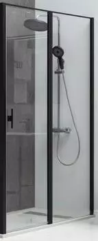 Душевая дверь Allen Brau Priority 120 3.31009.BBA, профиль черный, стекло прозрачное