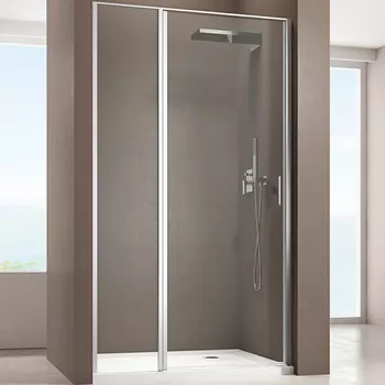 Душевая дверь Allen Brau Priority 140 3.31010.00, профиль хром, стекло прозрачное