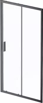 Душевая дверь AM.PM Gem Solo 110 W90G-110-1-195BT, профиль черный, стекло прозрачное