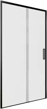 Душевая дверь Aquanet Pleasure Evo AE65-N100-BT профиль черный, стекло прозрачное