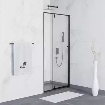 Душевая дверь RGW Leipzig 711210312-14 стекло прозрачное, профиль черный