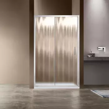 Душевая дверь Vincea Garda VDS-1G130CH, стекло шиншилла, хром