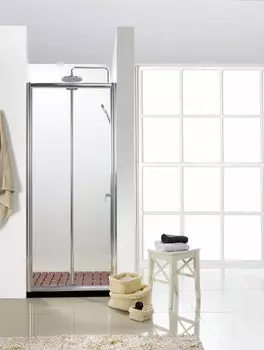 Душевая дверь в нишу 100 см Bravat Drop BD100.4120A стекло прозрачное