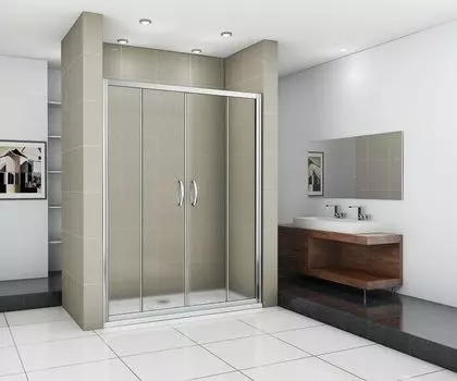 Душевая дверь в нишу 150 см Good Door Infinity WTW-TD-150-G-CH ИН00035 стекло рифленое